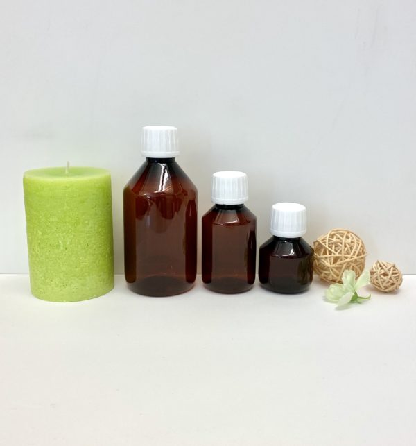 Flasche braun PET