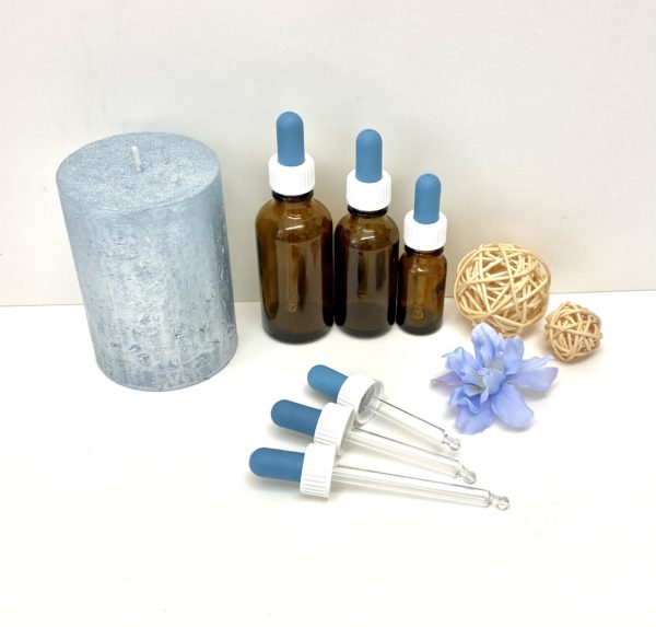 Montures à pipette bleu