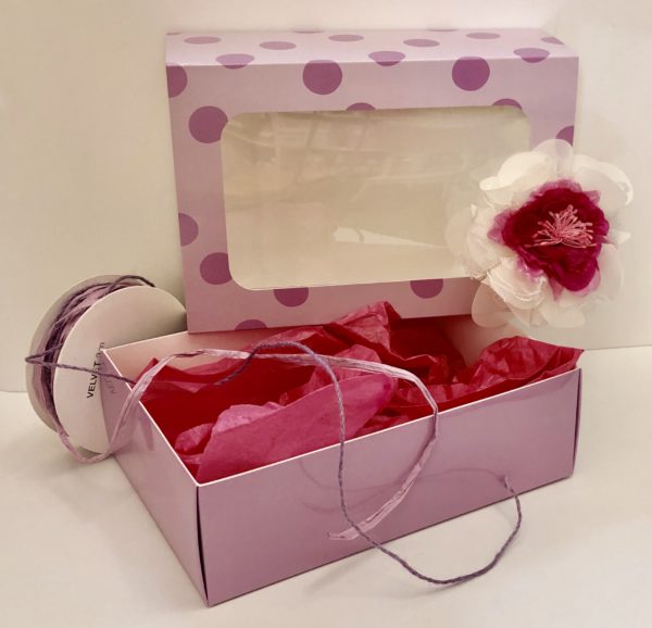 Geschenkbox Lila
