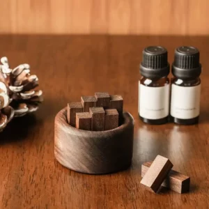 Aromatherapy diffuser made from wood