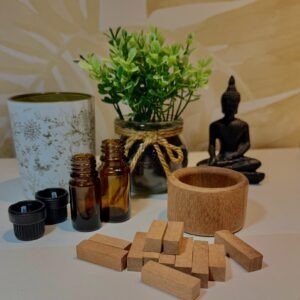 Aromatherapy diffuser made from wood